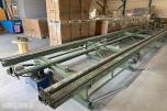 Hydraulisk butterfly-/vendeanlegg for veggelementer